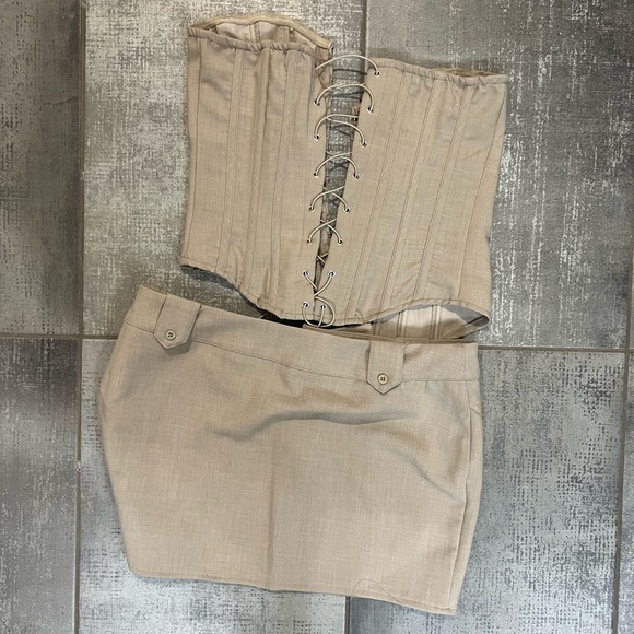 PLT woven corset and skirt set - Picture 3 of 3